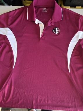 PGA Tour FSU Drifit Men's Performance Golf Polo